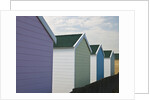 Beach huts in a row, close-up by Assaf Frank